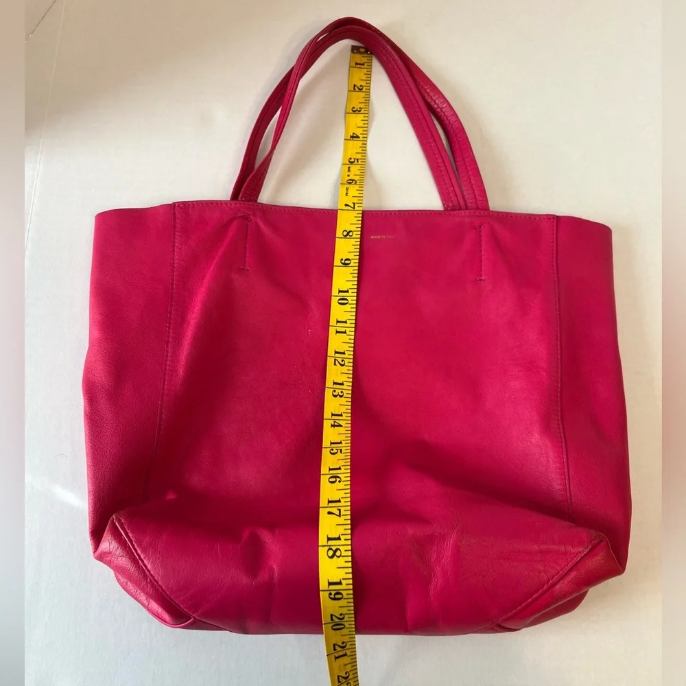 CELINE Horizontalkava Tote‎ Bag Pink Leather 100% authentic